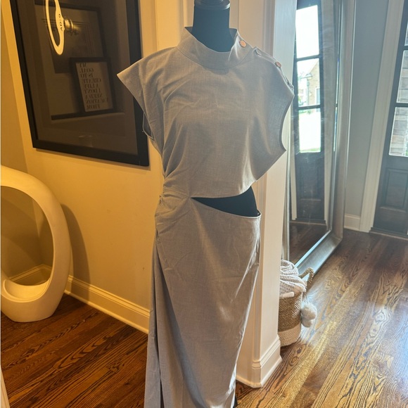 Zara Dress w/Side Cutout and Mock Neck XL - Picture 8 of 8